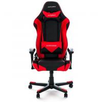Компьютерное кресло DXRacer Racing OH/RE0 игровое, обивка: искусственная кожа, цвет: черный/красный