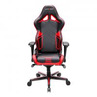 Компьютерное кресло DXRacer Racing OH/RV131 игровое, обивка: искусственная кожа, цвет: черный/красный